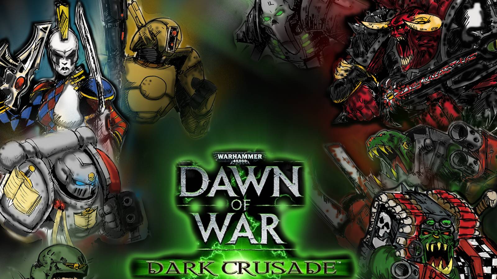 Прохождение Warhammer 40,000: Dawn of War – Dark Crusade #5: Пустоши Эриа и Болота Мурата.