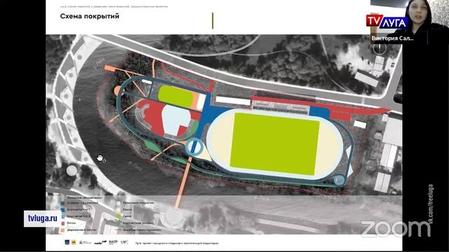 В Луге презентовали и обсудили новый стадион