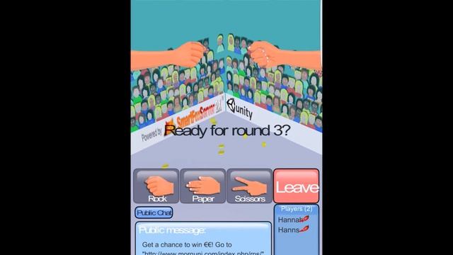 Roshambo Tournament by CyberDi & Morguni - Rock Paper Scissors - Janken (App Tour, Tutorial) смотреть онлайн