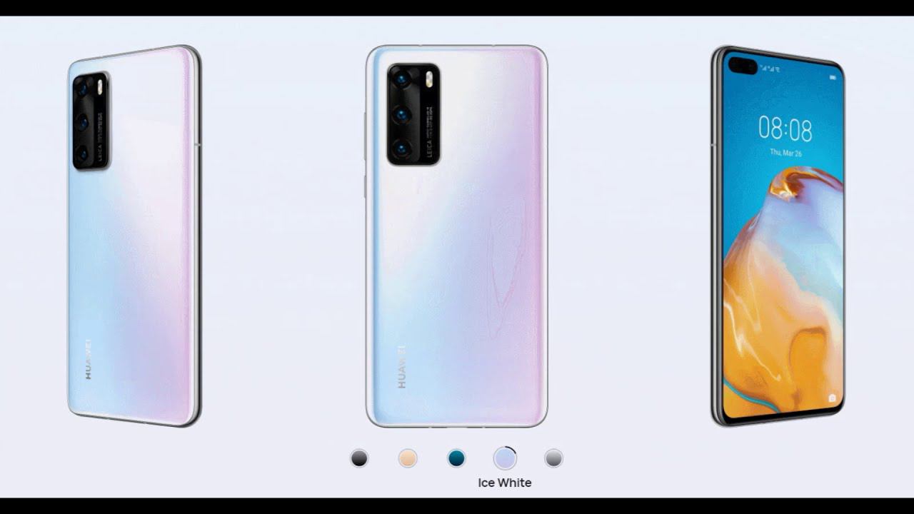 Huawei P40 5G Smartphone SuperCharge NFC 8GB 128GB Kirin 990 Bluetooth 5.1 50MP смотреть онлайн