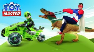 Крутые игры битвы - Бен 10 против  Динозавров доктора Энимо! - Видео шоу Той Мастер с Бен Тен