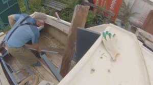 Большой ремонт старого катера из стеклопластика Microplus 461 1994 г.в. Великобритания. Часть 1.