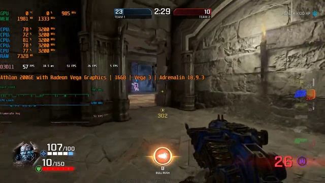 Quake Champions Athlon 200GE integrated video смотреть онлайн
