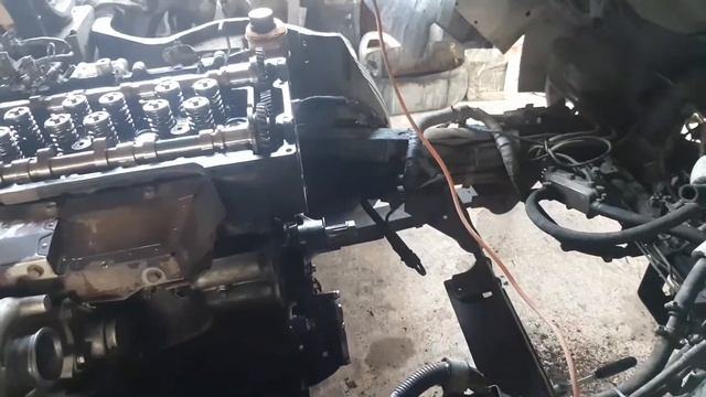 Разбор мотора 4м50. Фусо кантер. смотреть онлайн