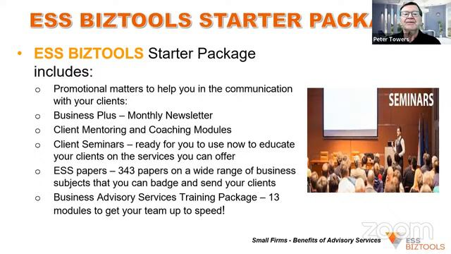 ESS BIZTOOLS Webinar - Small Firms Benefits of Advisory Services смотреть онлайн