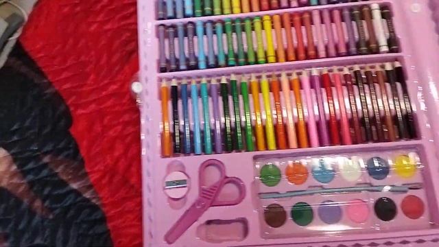 распаковка детского набора для рисования смотреть онлайн