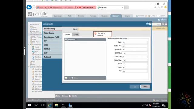 Palo Alto Zones and Interfaces Configuring смотреть онлайн