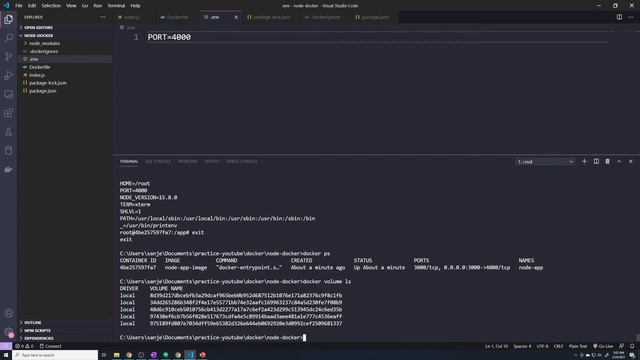 Docker Deleting Volumes: DevOps with Docker and Node.js + Mongodb/Redis Part #9 смотреть онлайн