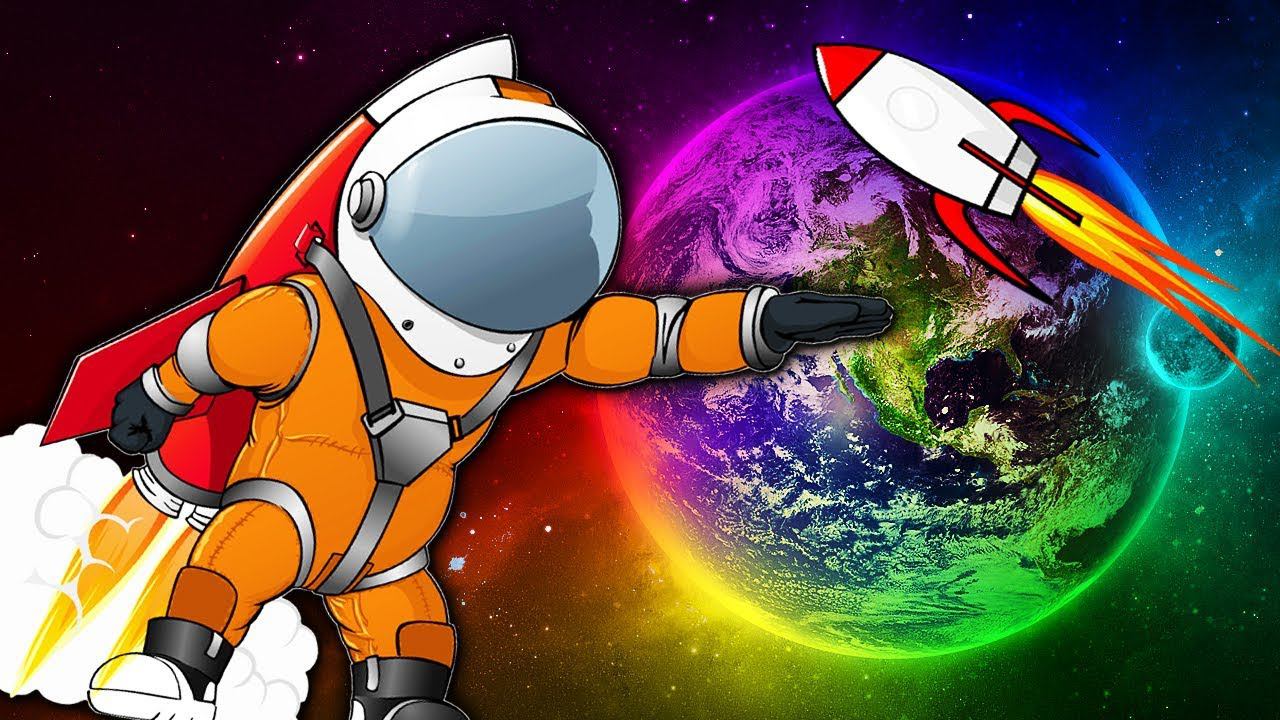 Приключения Космонавтика очень хороший     развлекательное видео #FunnyGamesTV