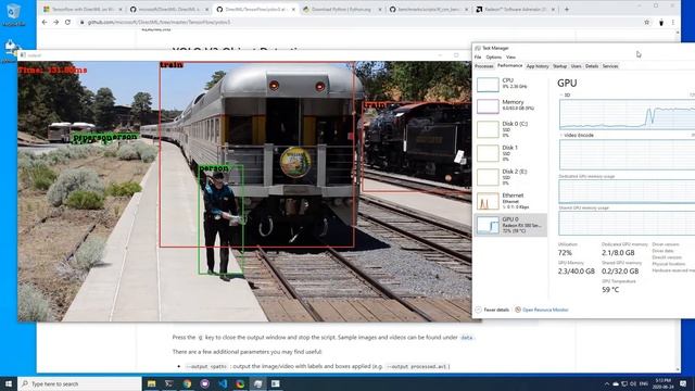 Machine Learning with AMD and Intel GPUs on Windows with DirectML backend for Tensorflow смотреть онлайн