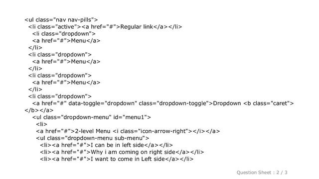 HTML : make bootstrap menu or sub-menu visible in left side if it's going beyond browser edge смотреть онлайн