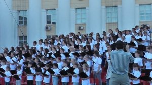 Тысячный детский хор Ульяновской области поёт  Широка страна моя родная