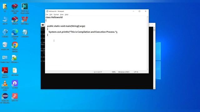 Compilation and Execution Process in Java | Java Program Compile and Run in CMD смотреть онлайн