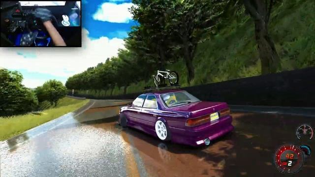 TOYOTA Mark ii JZX81 | Hill climb DRIFTing!!! - Assetto Corsa | Logitech G29 Gameplay смотреть онлайн