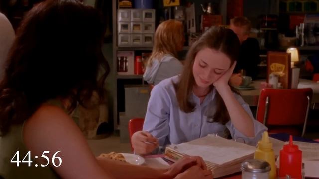 Gilmore Girls | Come Study With Rory In Lukes Dinner | Aesthetic Lofi Music Pomodoro 45/15timer