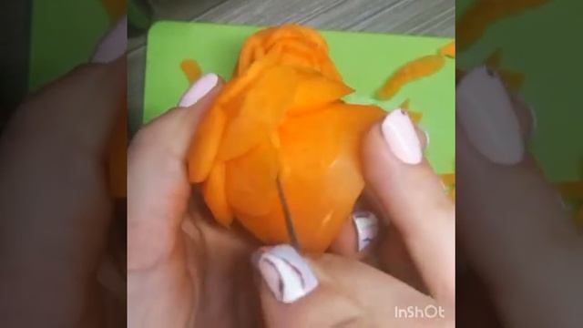 Роза из моркови смотреть онлайн