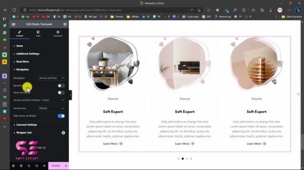 How to make a Static Content Slider in Elementor For FREE - Card Carousel