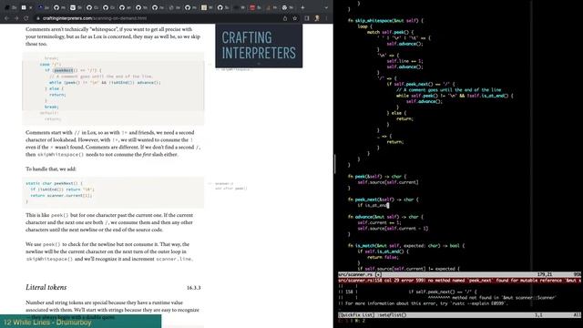 [Rust Programming] Crafting Interpreters: Day 21, Chapter 16 смотреть онлайн