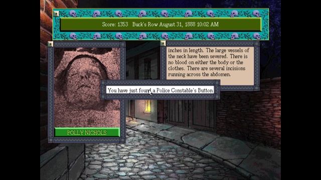 JACK THE RIPPER: SOLVE THE MYSTERY (FINAL PART - SOLUTION 3) DOS GAME 1995 смотреть онлайн