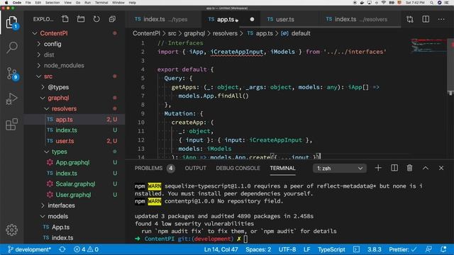 3. Desarrollando un Headless CMS con TypeScript y GraphQL: GraphQL Types & Resolvers смотреть онлайн
