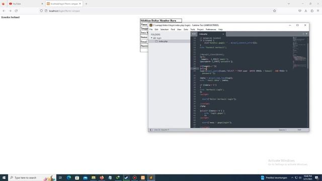 pemogramman web 2 -Daftar dengan php смотреть онлайн