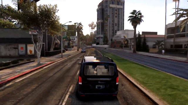 GTA 5 - TOPCAR Mercedes-Benz V-Class (W447) Police chase смотреть онлайн