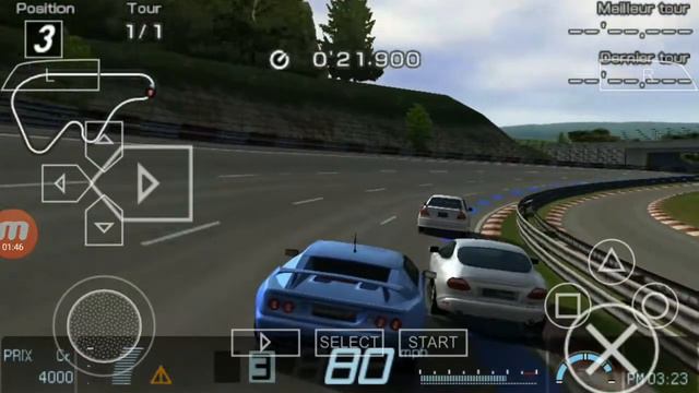 Gran Turismo (PSP) : High Speed Ring (Inversé) (Lotus Esprit) смотреть онлайн