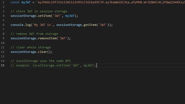 JWT: Where to store JWT in the browser frontend? смотреть онлайн