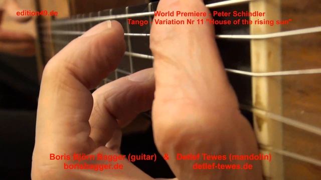 11 Tango Variation House of the rising sun Tewes Bagger Schindler mandolin guitar смотреть онлайн