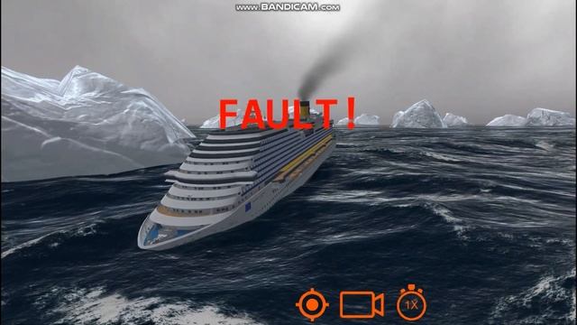 Cruise Ship in Bad Weather and Heavy Seas - Cruise Ship Handling смотреть онлайн