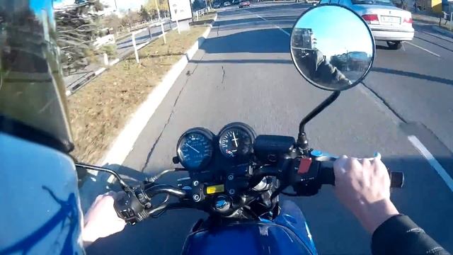 Будни на мотоцикле Honda CB 500. Driving on Honda CB500 смотреть онлайн