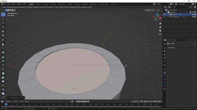 Hard Surface Modeling example in Blender смотреть онлайн