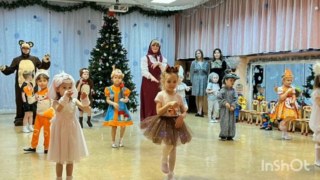 Новогодние утренники в нашей "Лесной сказке" смотреть онлайн