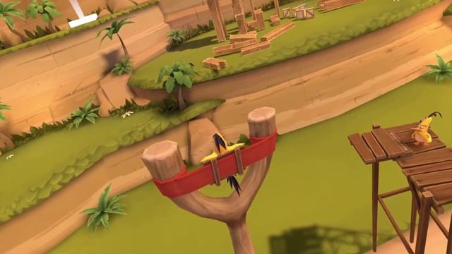 Angry Birds VR - ★★★ All Levels [Part 1: Sandy Beach] (VR gameplay, no commentary) смотреть онлайн
