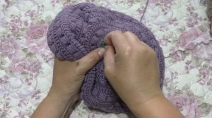 Вяжем подклад для берета