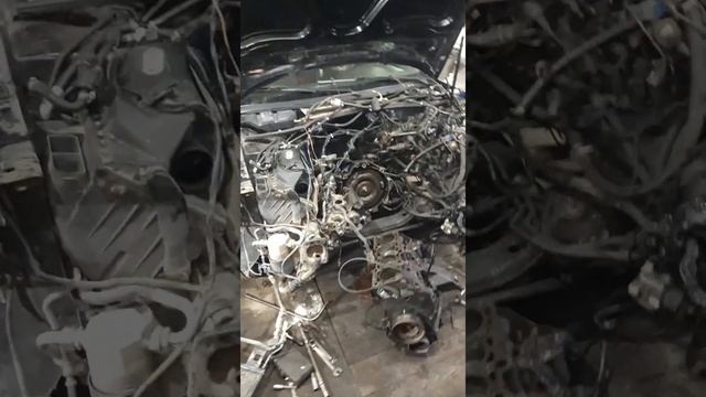 Volkswagen Passat снятие и установка двигателя б/у смотреть онлайн