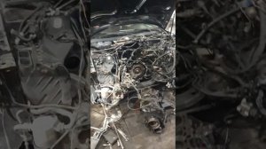 Volkswagen Passat снятие и установка двигателя б/у