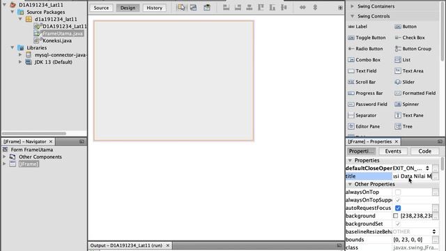Koneksi Java ke MySQL dengan netbeans смотреть онлайн