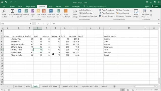 #103-Excel Tutorial: Defined Names|Name Range|Static Name Range смотреть онлайн