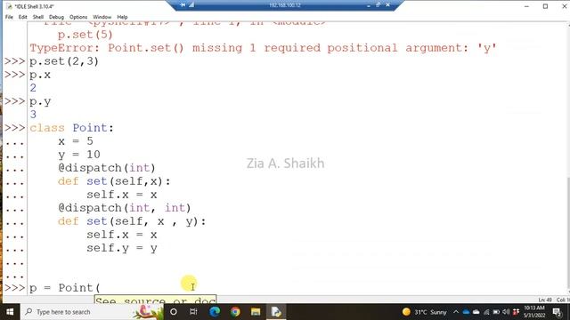 Method Overloading in Python Tutorial | OOP Full Course смотреть онлайн