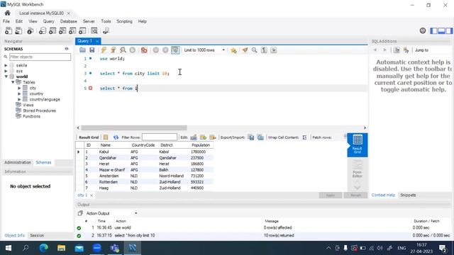 How to retrieve and analyze all columns in Table using MYSQL | #sql | Ravi Prasath S смотреть онлайн
