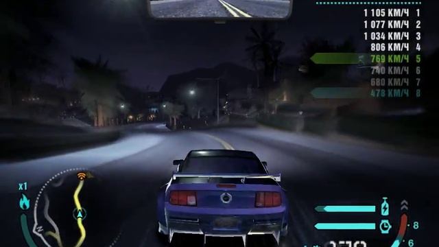 Ford mustang NFS CARBON Race 56 смотреть онлайн