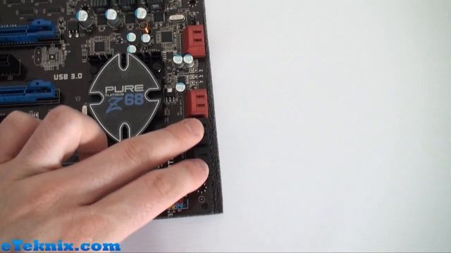 Sapphire Pure Platinum Z68 Motherboard caught on camera смотреть онлайн