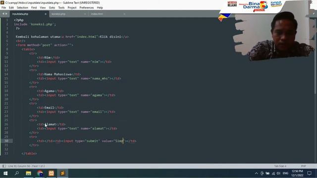 Cara cepat dan mudah membuat coding input data ke database MySql dengan php смотреть онлайн