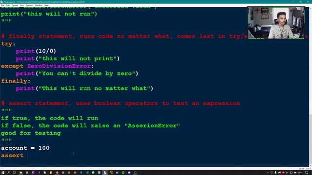 Handling Errors | Python Tutorial (10/12) смотреть онлайн