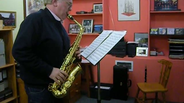 Bach Allemande Solo Sonata in A minor trans. for saxophone смотреть онлайн