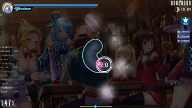 OSU! - Konosuba ED (Miraie Remix) смотреть онлайн