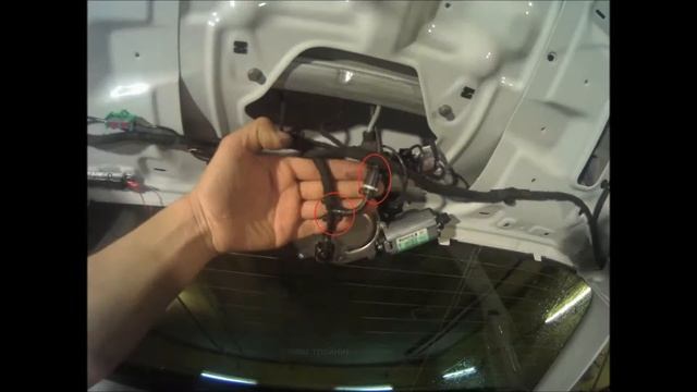 Омыватель  камеры заднего вида  на Audi Q5 2015+