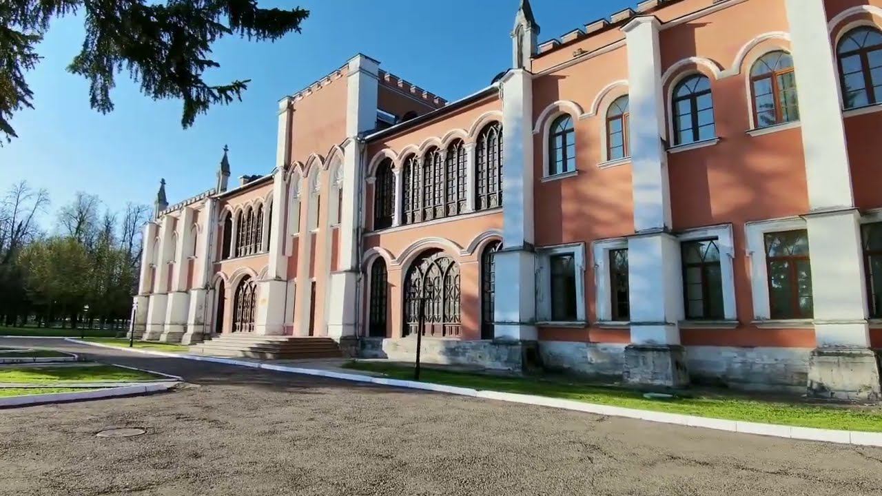 Территория санатрия Марфинский (весна) смотреть онлайн