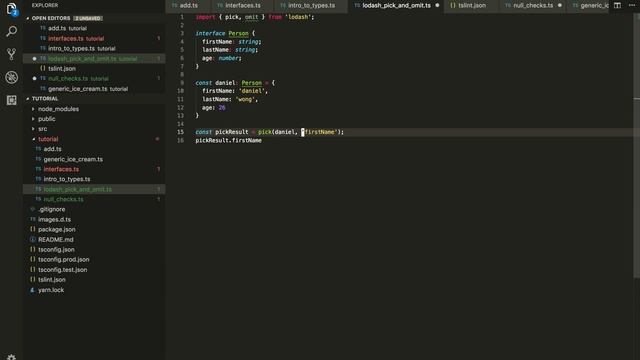 Typescript Basics 7 - Lodash Pick and Omit смотреть онлайн